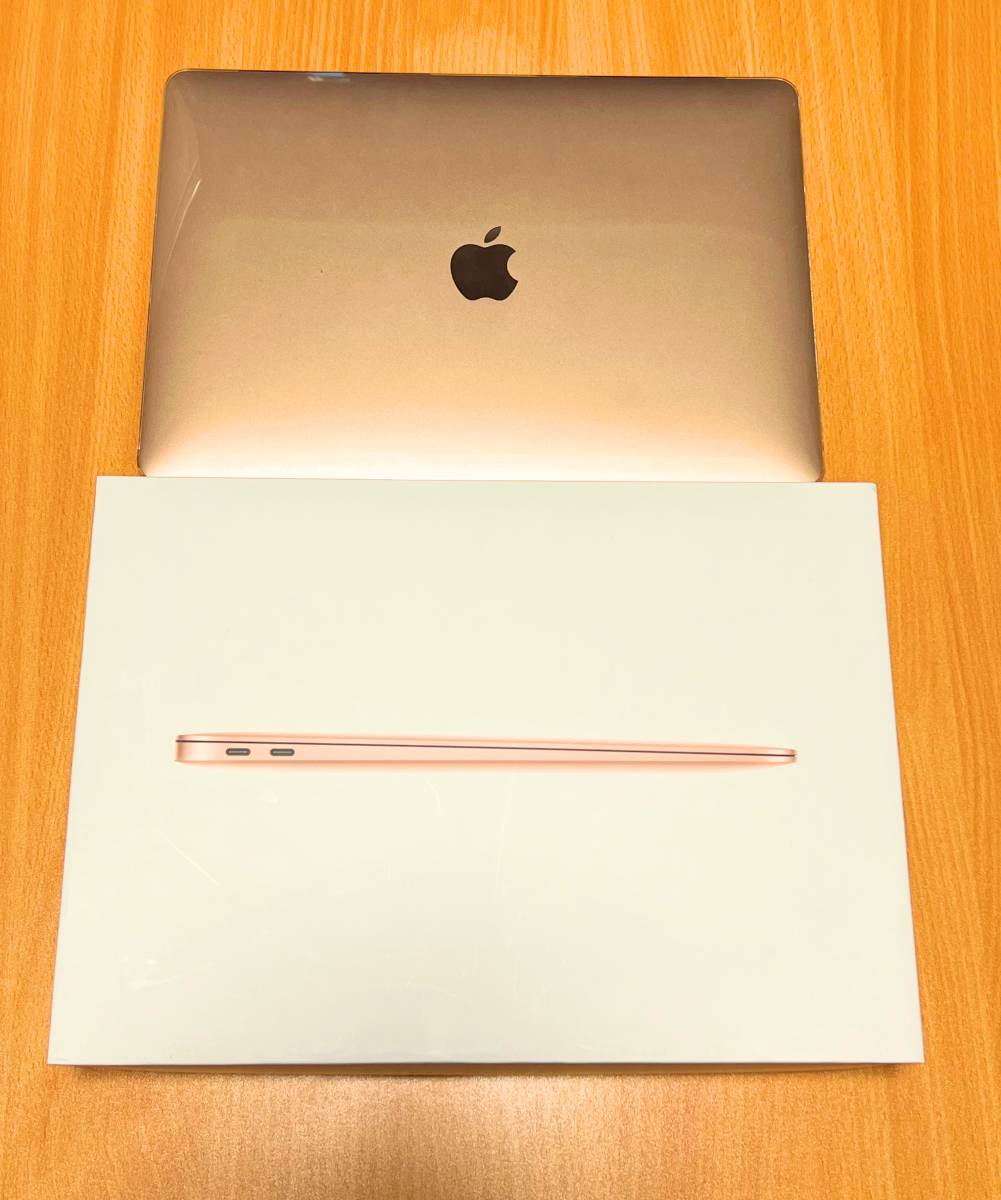 ☆送料無料 Apple MacBook Air MGND3J/A A2337 (13インチ, M1, ゴールド, 8GB, 256GB) Apple Care+ おまけ付き☆_画像2