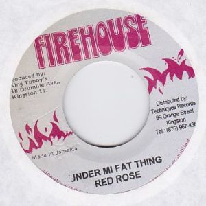 Epレコード　RED ROSE / UNDER MI FAT THING (SLENG TENG)_画像1