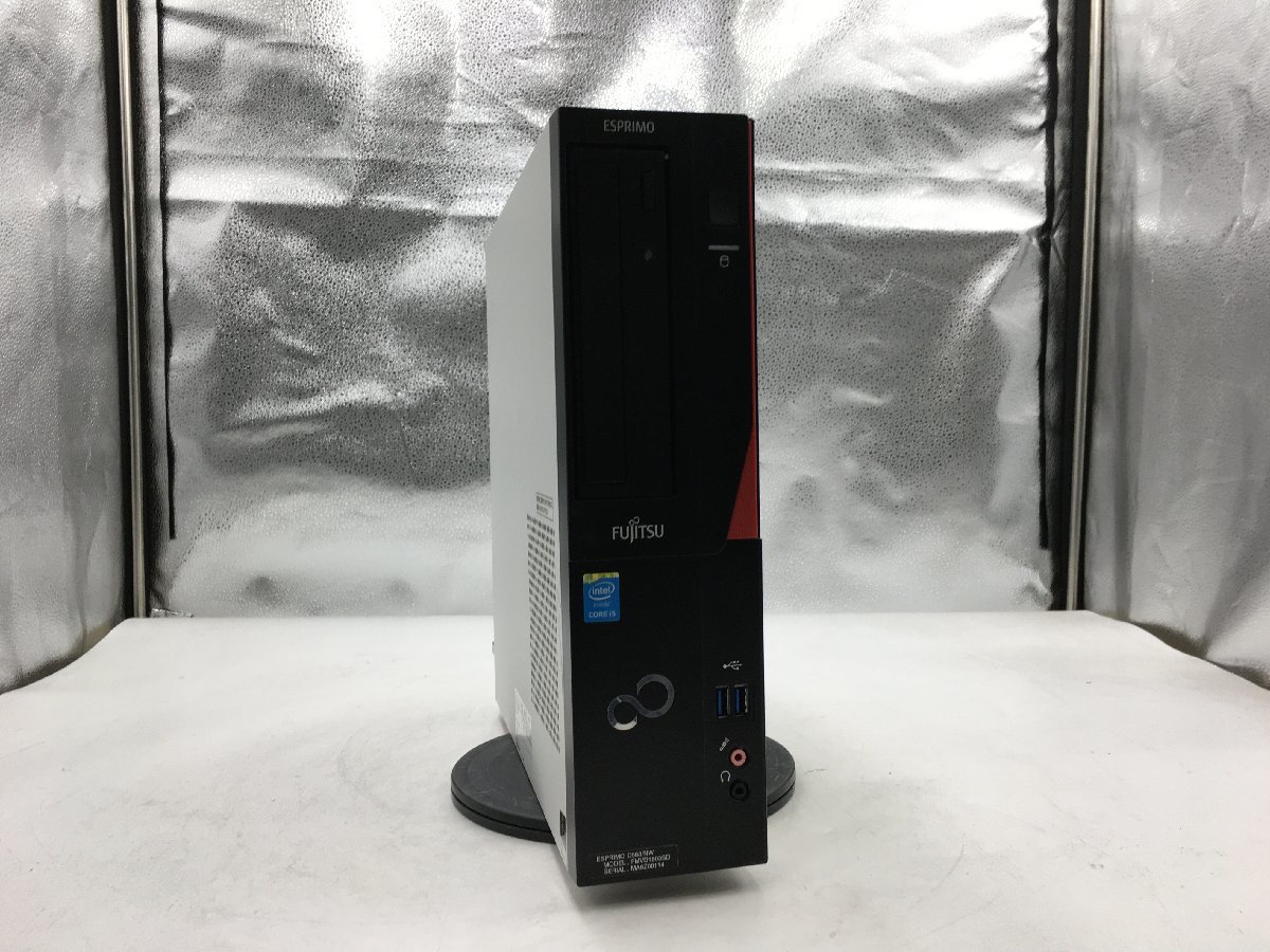 ♪▲【FUJITSU 富士通】デスクトップPC/Core i5 4590(第4世代)/HDD 500GB FMVD1803SD Blanccoにて消去済み 1205 D 22_画像1