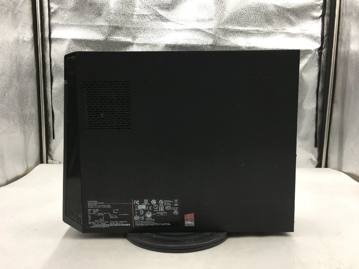 ♪▲【LENOVO レノボ】デスクトップPC/Core i3 6100(第6世代)/HDD 1000GB 90D90032JP Blanccoにて消去済み 1205 D 22_画像3