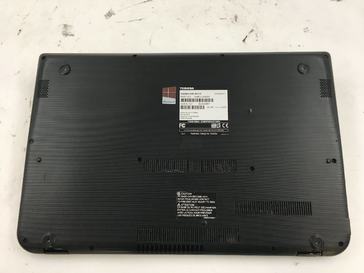 ♪▲【TOSHIBA 東芝】ノートPC/Core i5 4200U(第4世代)/HDD 750GB Satellite E55-A Blanccoにて消去済み 1208 N 22_画像6