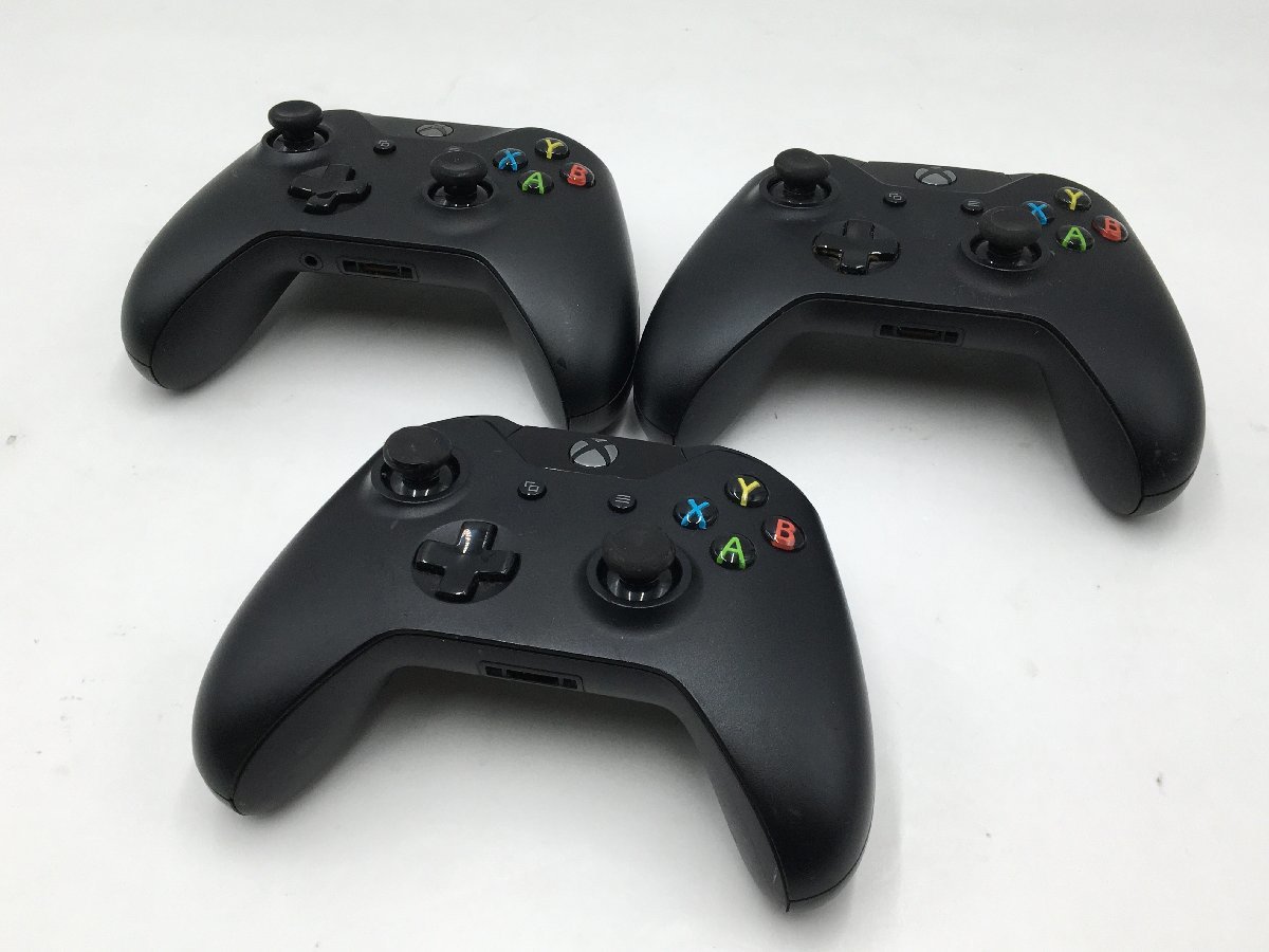♪▲【Microsoft マイクロソフト】Xbox One ワイヤレスコントローラー 3点セット 1537 まとめ売り 1211 6_画像1