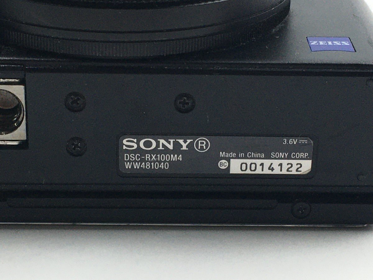 ♪▲【SONY ソニー】コンパクトデジタルカメラ 部品取り 難あり品 100円スタート DSC-RX100M4 1222 8_画像5