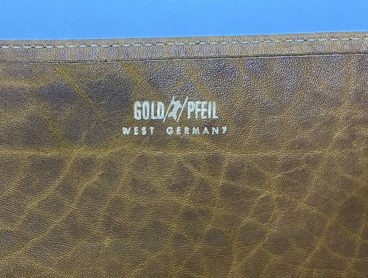 レア GOLD PFEIL ゴールドファイル長財布 made in West Germany 未使用_画像6