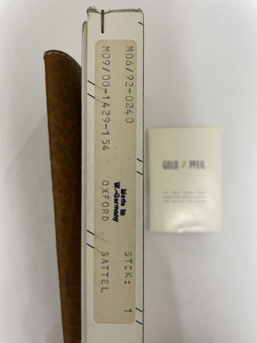 レア GOLD PFEIL ゴールドファイル長財布 made in West Germany 未使用_画像4