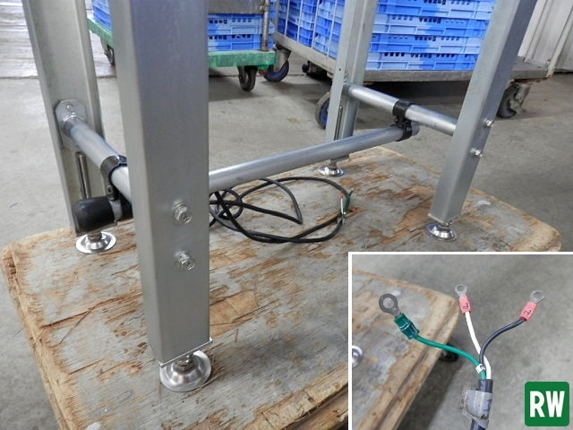 ジャンク ベルトコンベア 三機工業 FT30-0.9 全長900mm ベルト幅 ジャンク ベルトコンベア 三機工業 FT30-0.9 全長900mm ベルト幅
