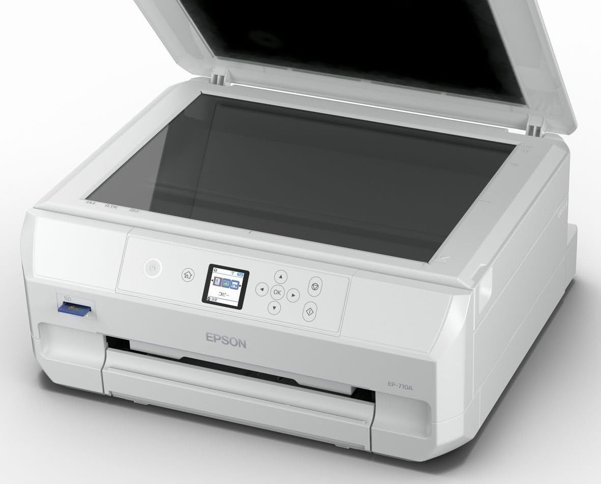 【ジャンク品】EPSON（エプソン）旧モデル プリンター A4インクジェット複合機 カラリオ EP-710A【色】白（ホワイト ）