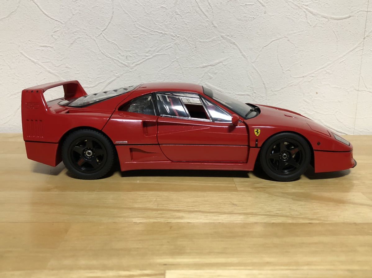  格安スタート！1/18 京商 Ferrari F40 Light weight RED NO.08412R フェラーリ F40ライトウエイト レッド! 本文必読願います！_画像5