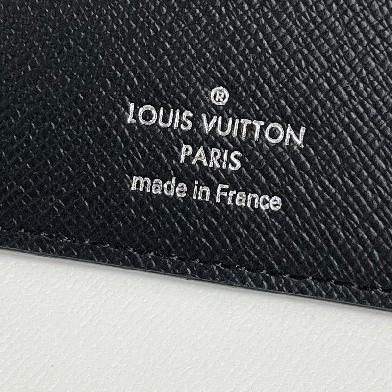 【HA910】　LOUIS VUITTON ルイヴィトン　ポルトフォイユ ブラザ　長財布　ロングウォレット　N62665　ダミエ グラフィット_画像7