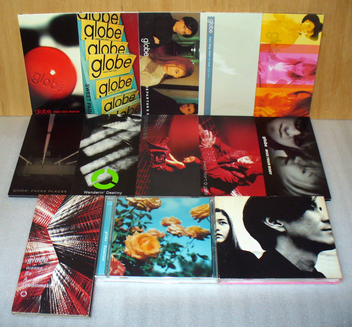 ★globe 13枚セット DEPARTURES/SWEET PAIN/FACE/Relation ほか 小室哲哉/KEIKO/マーク・パンサー_画像1