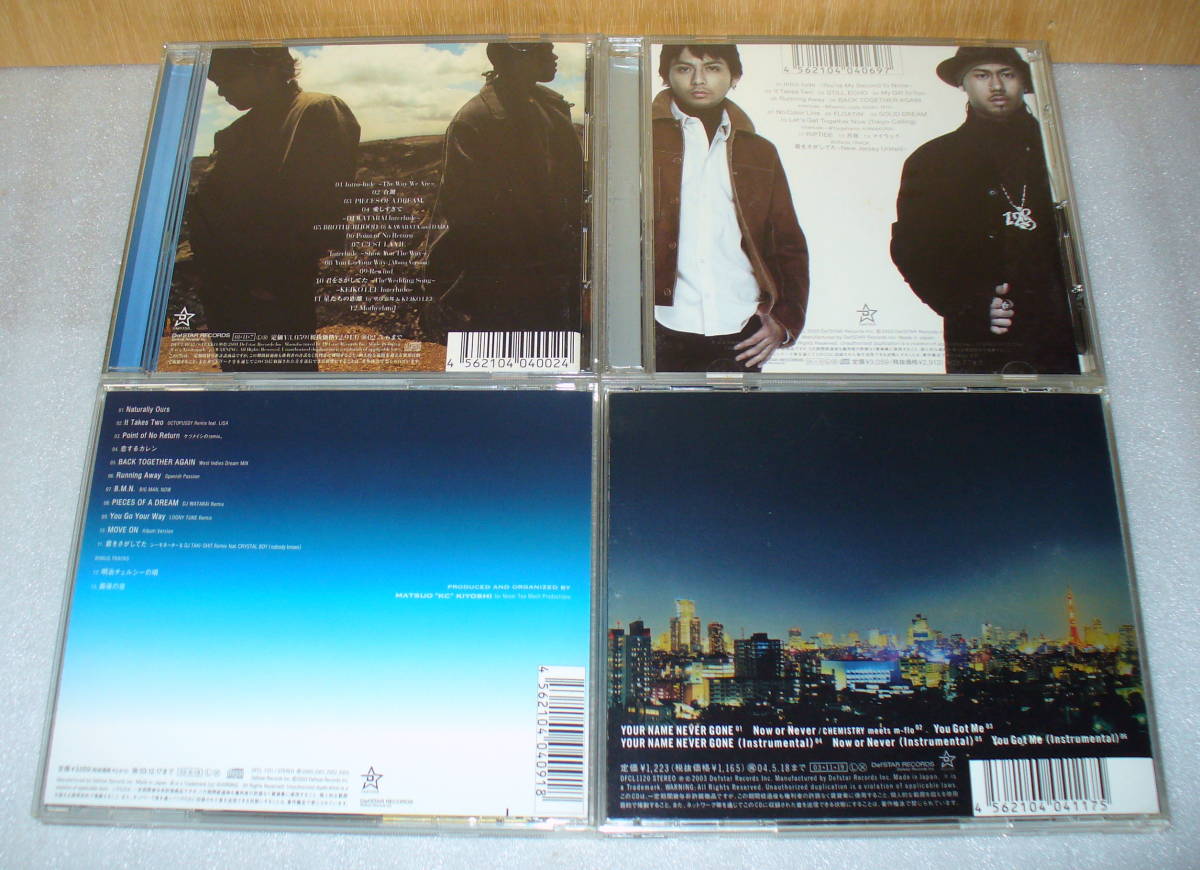 A0 CHEMISTRY４枚セット ①The Way We Are ②Second to None ③Between the Lines ④Your Name Never Gone ケミストリー_画像7