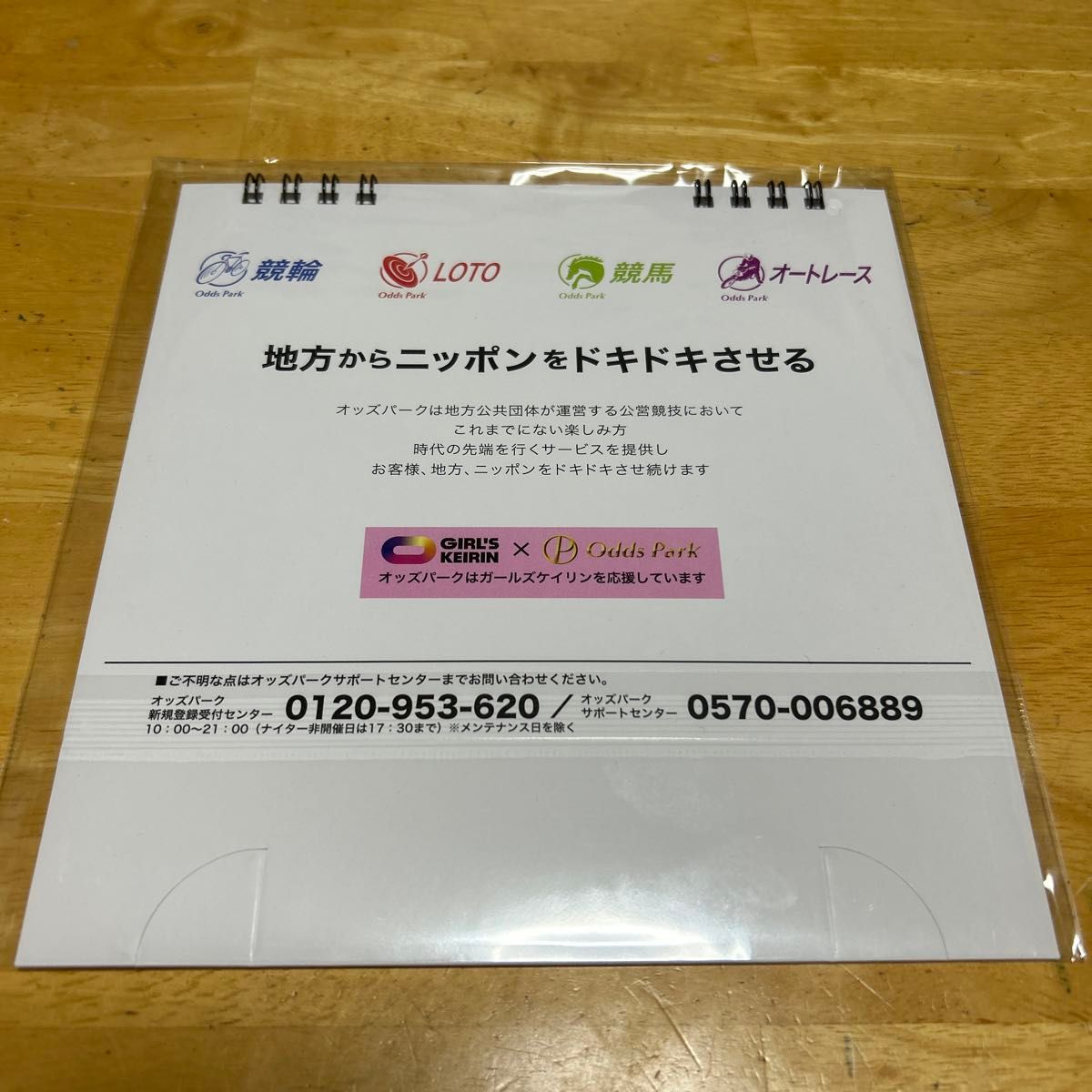 すぐに送ります！！ガールズ競輪カレンダー2024 未開封 オッズパーク