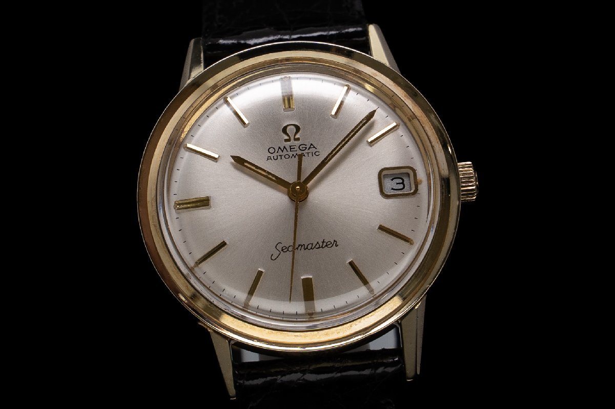 OMEGA オメガ KM6303 シーマスター デイト Cal.563 K14GF 1968～1970年製 3203の画像2