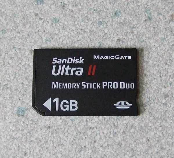 メモリースティック PRO Duo SanDisk UltraII 1GB_画像1