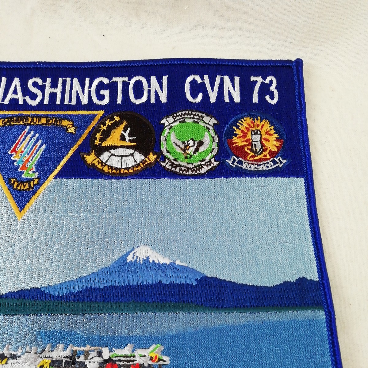 g_t　P580　大きなワッペン　アメリカ海軍　空母　CVN-73　ジョージ・ワシントン　ヒストリー　大型パッチ　中古_画像5