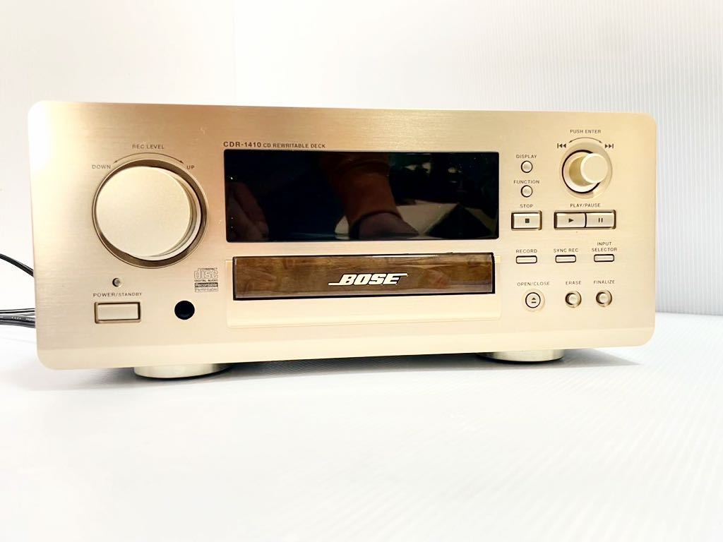 CD プレーヤー BOSE ボーズ CDR-1410 CD REWRITABLE DECK PLS レシーバー アンプ レコーダー 単品 _画像1