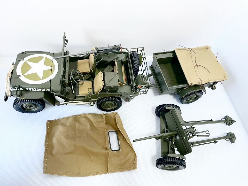 アシェット 1/8スケール ウイリスMB Willys MB Jeep ジープ　ダイキャストモデル 動作未確認　欠品あり_画像1