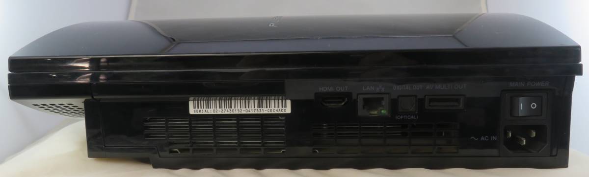 【実働品・フルセット】PS-3 初期タイプ CECHA00 60GB FW3.55 《美品・HDMI付き・貴重FW》_画像7