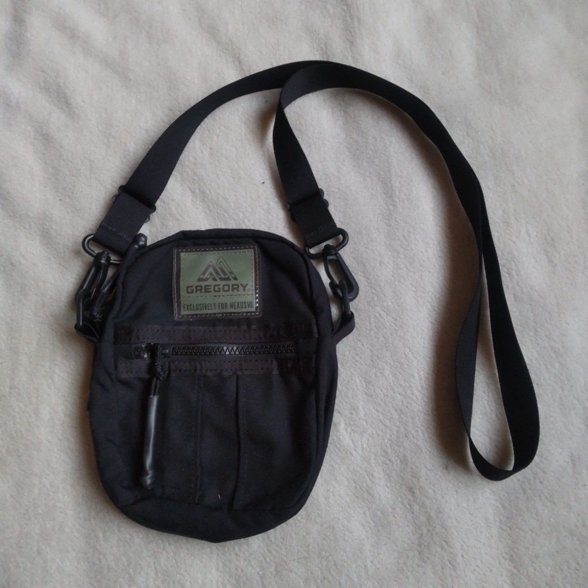3750円 GREGORY グレゴリー×ネクサスセブン クイックポケット 黒 3750円 GREGORY グレゴリー×ネクサスセブン クイックポケット 黒