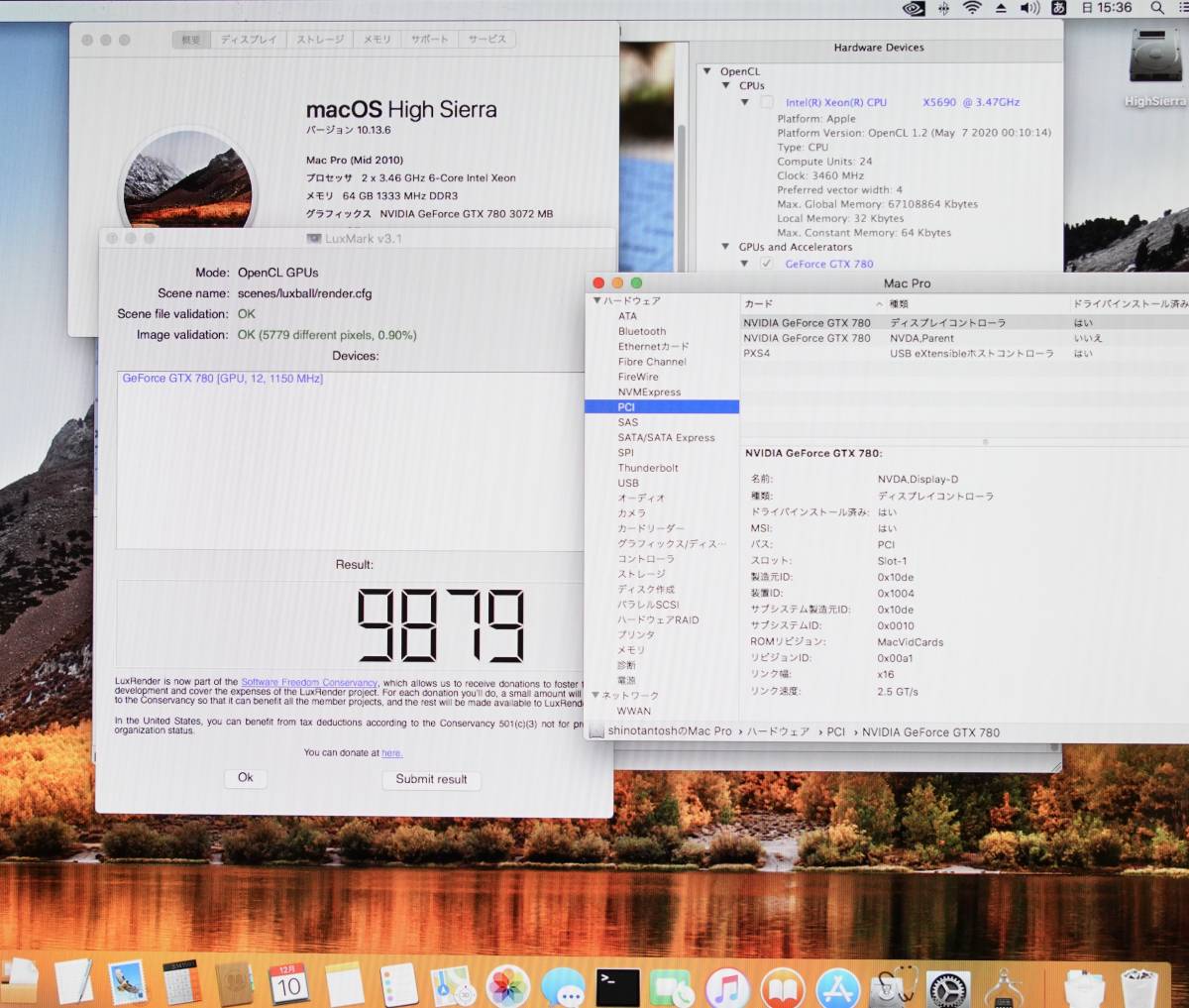 希少！nVIDIA GTX780 GDDR5 3GB 4K・Metal対応 EFI ベースクロック863MHz 2008-2012MacPro 最新macOS Sonoma14.2まで対応_macOS HighSierra