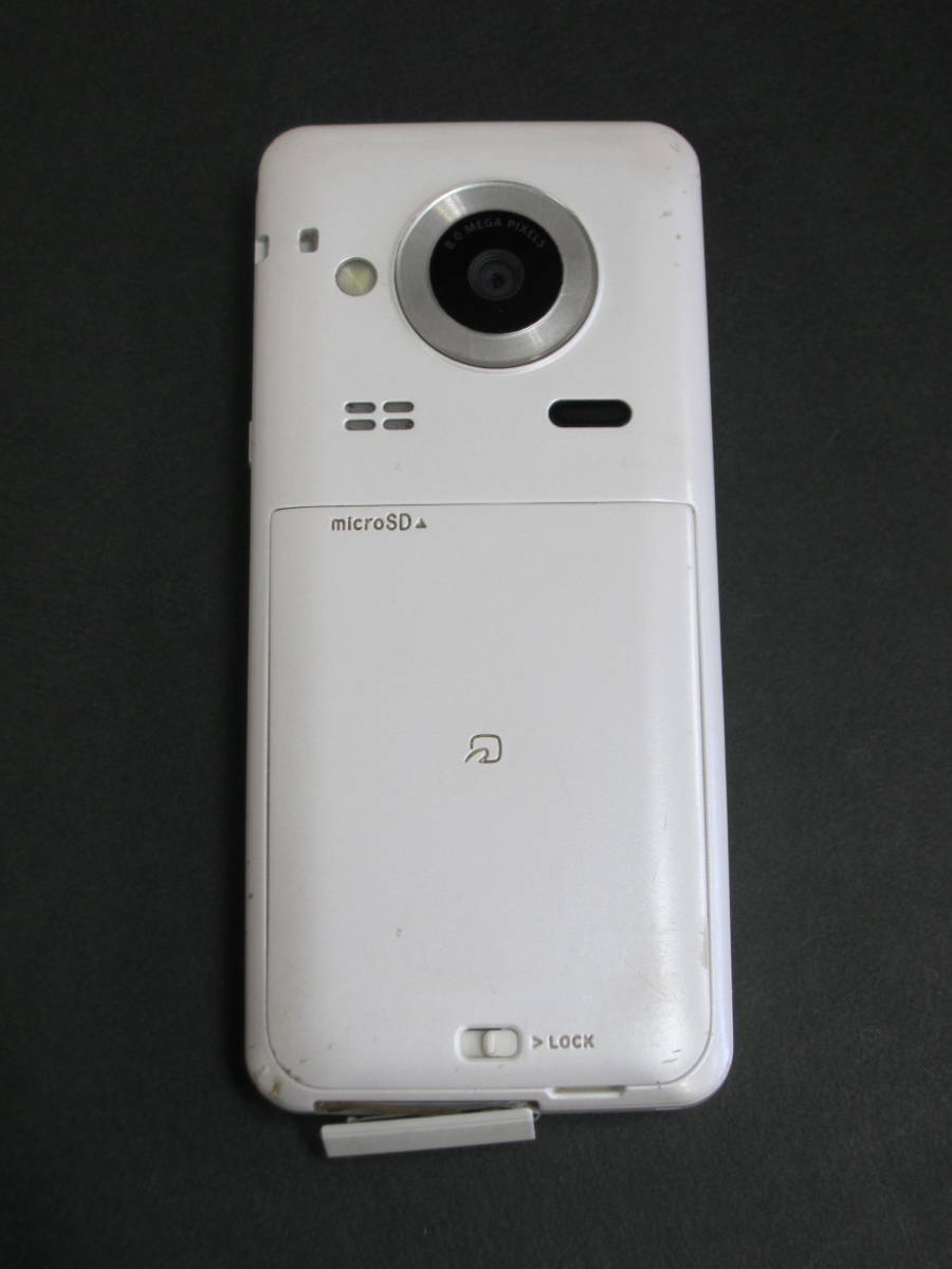 【中古】 docomo STYLE series SH-11C ホワイト ガラケー 携帯電話 制限○ ①_画像4