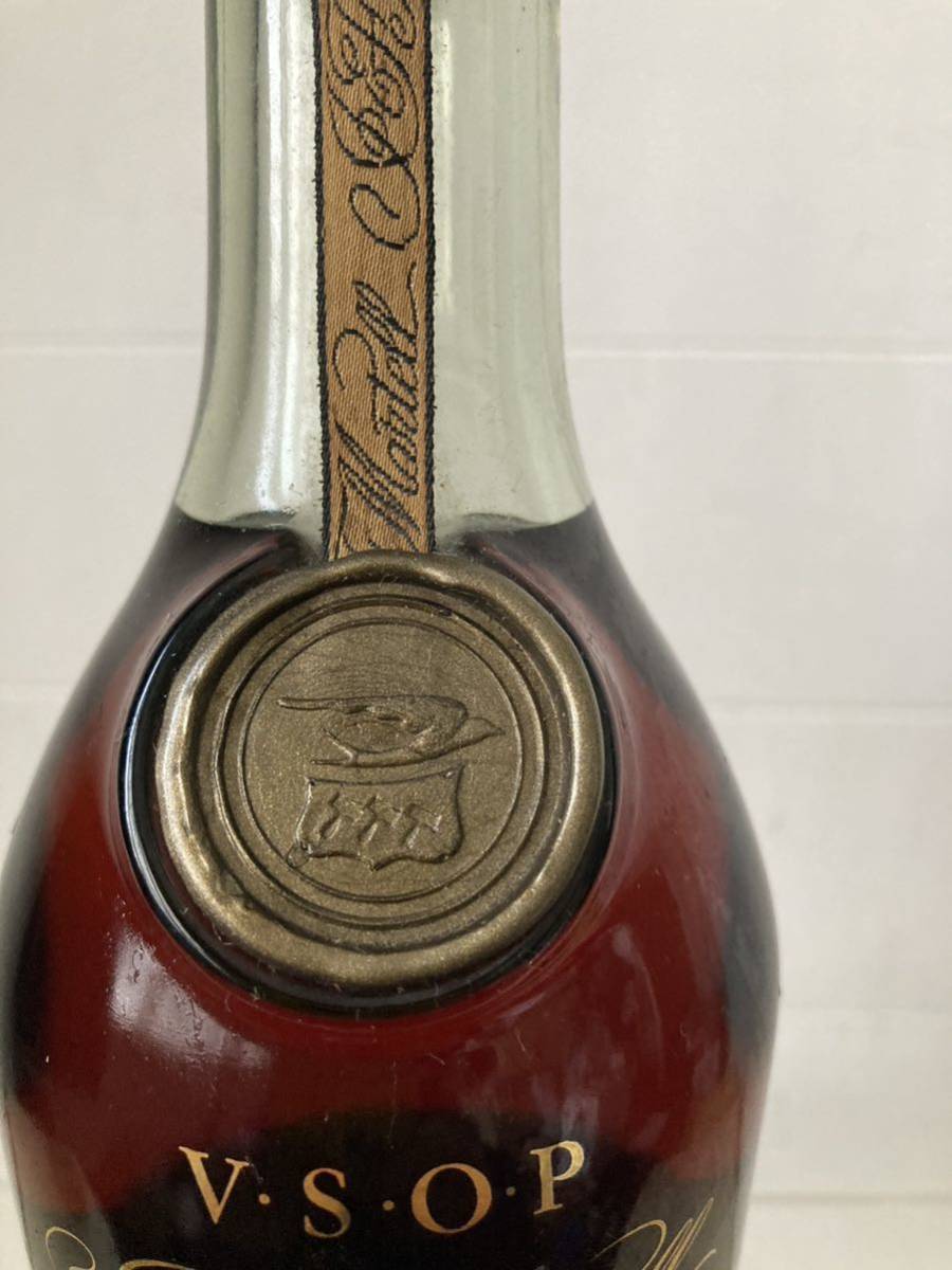 マーテル VSOP ブランデー 古酒 緑ラベル MARTELL メダイヨン 未開栓700ml 当時物コニャック _画像3