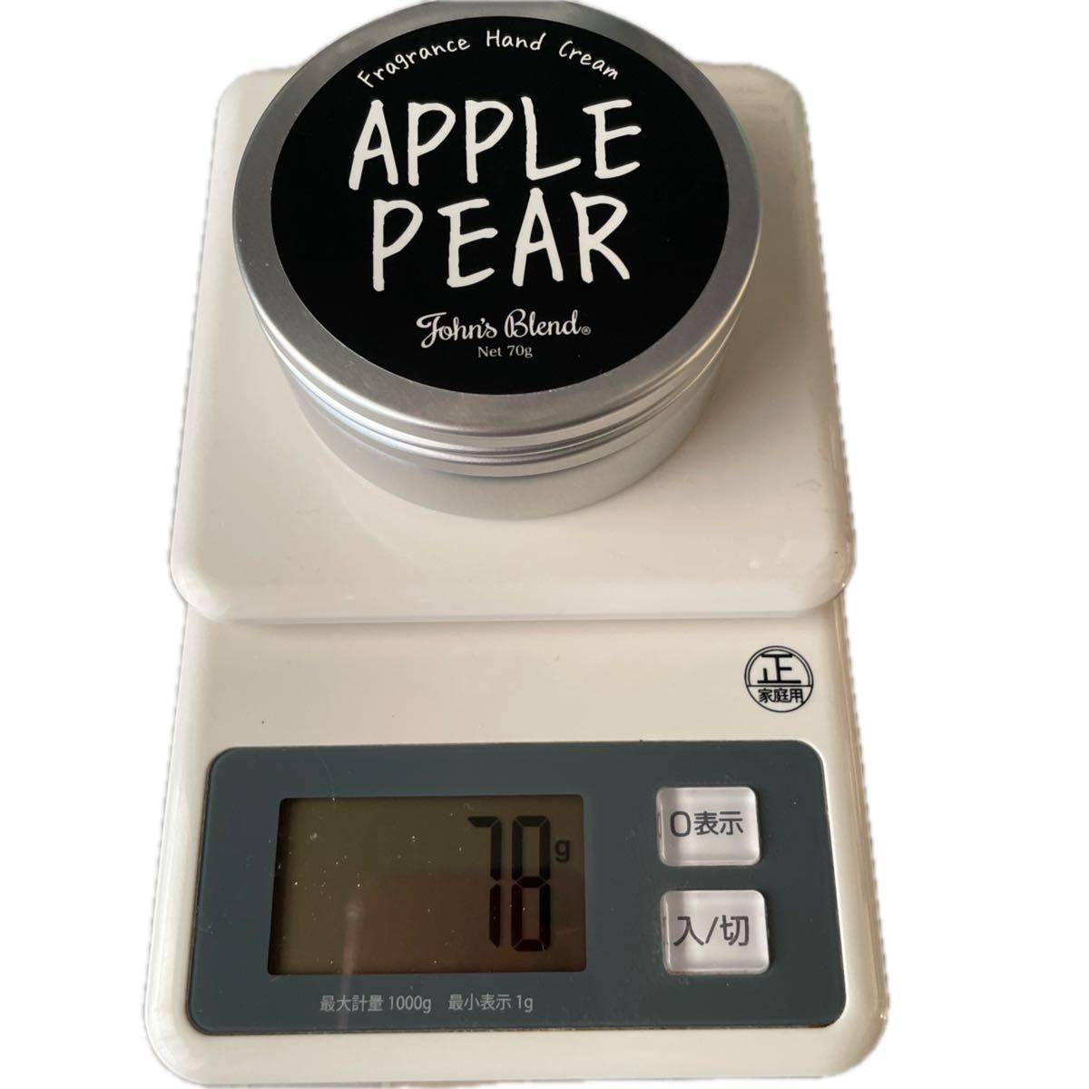 フレグランス ハンドクリーム Apple pear ジョンズブレンド