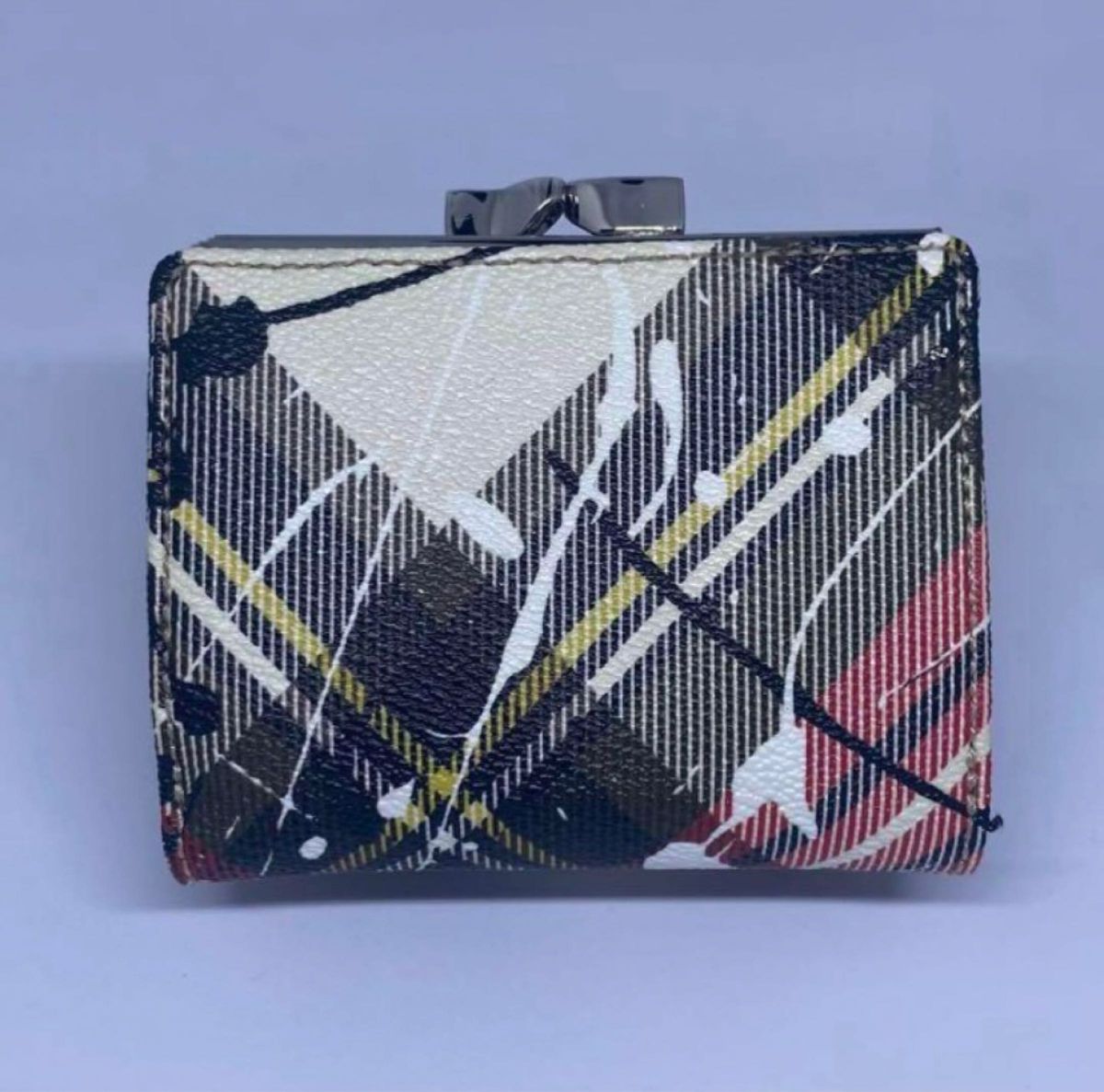 Vivienne Westwood / がま口財布 チェック柄 コインケース Vivienne Westwood ヴィヴィアン ウエストウッド チェック 三