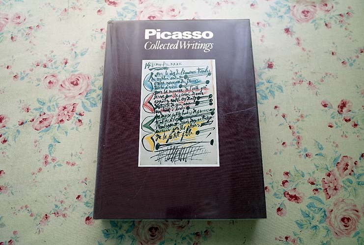 45492/パブロ・ピカソ 著作集 Pablo Picasso Collected Writings 1989年 Aurum Press オリジナルテキスト 手描きのテキスト原稿 スケッチ