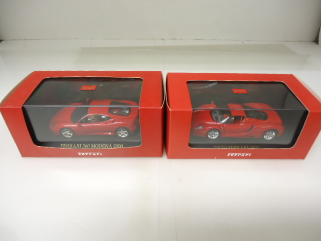 ixo イクソ 1/43 Ferrari フェラーリ ENZO エンツォ 2002 ★ IXO 1/43 フェラーリ 360 MODENA セット_画像1