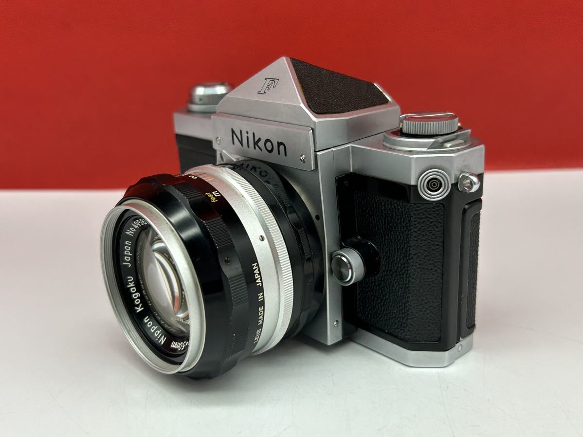 ≡ Nikon F ボディ フィルム一眼レフカメラ NIKKOR-S Auto 1:1.4 f＝50mm レンズ シャッターOK 動作確認済 ニコン_画像2