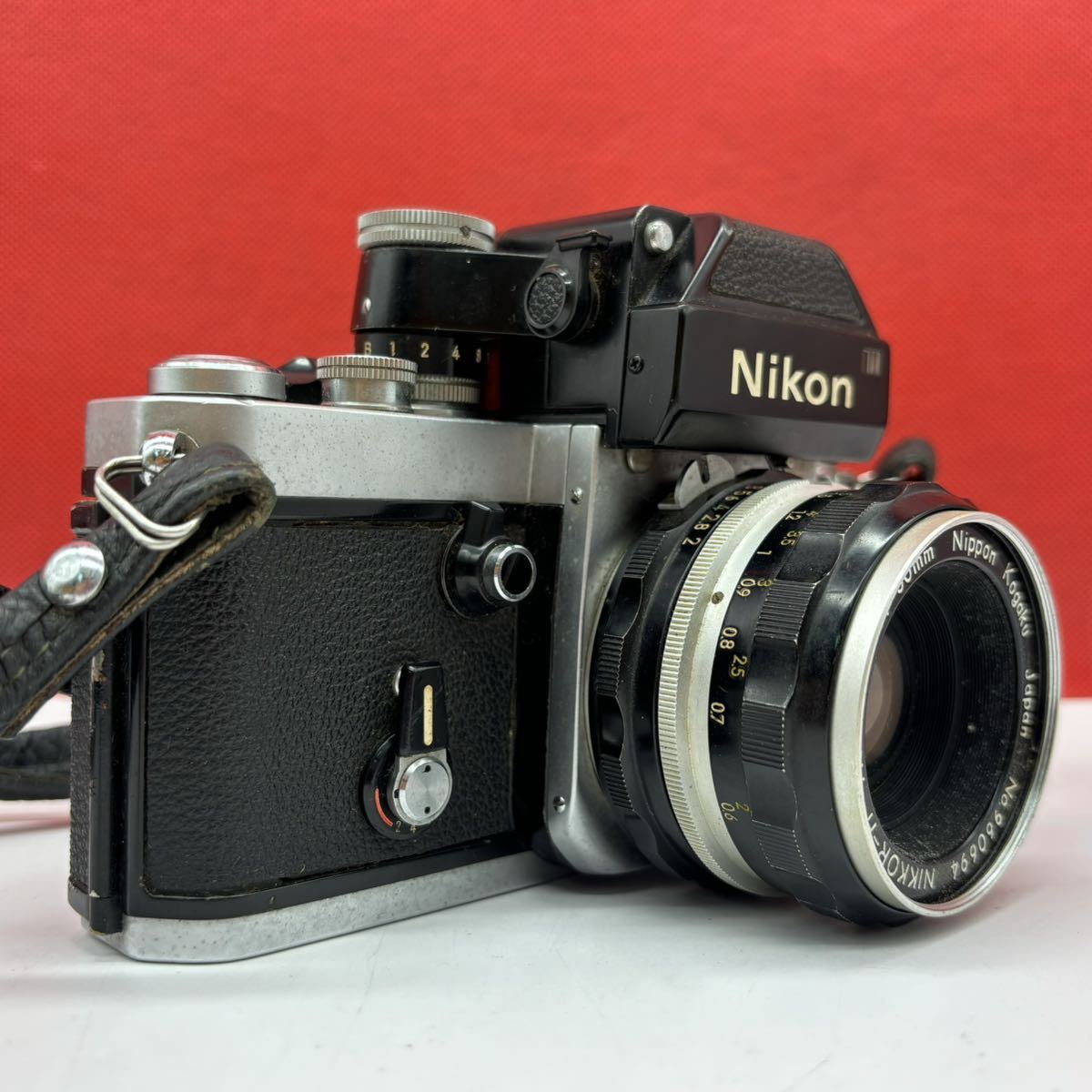 ◆ Nikon F2 フォトミック DP-1 フィルムカメラ 一眼レフカメラ ボディ NIKKOR-H Auto F2 50mm レンズ ジャンク ニコン_画像4