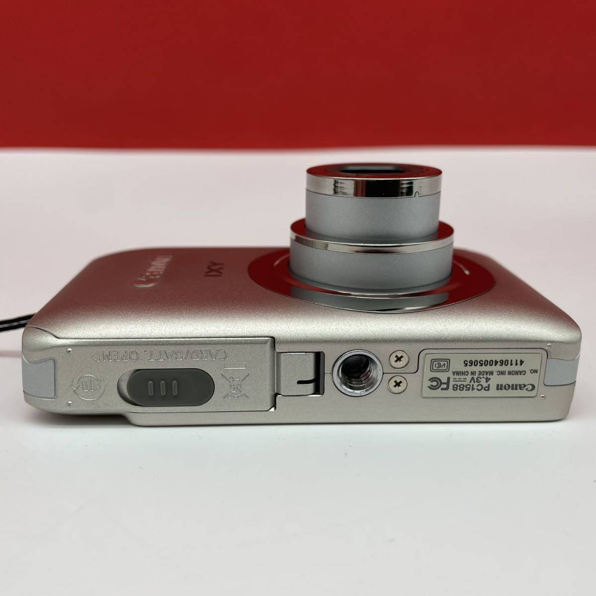 □ Canon IXY 210F コンパクトデジタルカメラ ZOOM LENS 4x IS 5.0-20.0mm F2.8-5.9 シャッター、フラッシュOK バッテリー キャノン_画像7