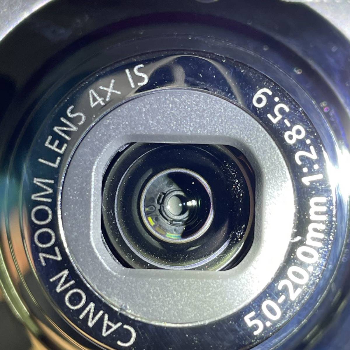 □ Canon IXY 210F コンパクトデジタルカメラ ZOOM LENS 4x IS 5.0-20.0mm F2.8-5.9 シャッター、フラッシュOK バッテリー キャノン_画像8