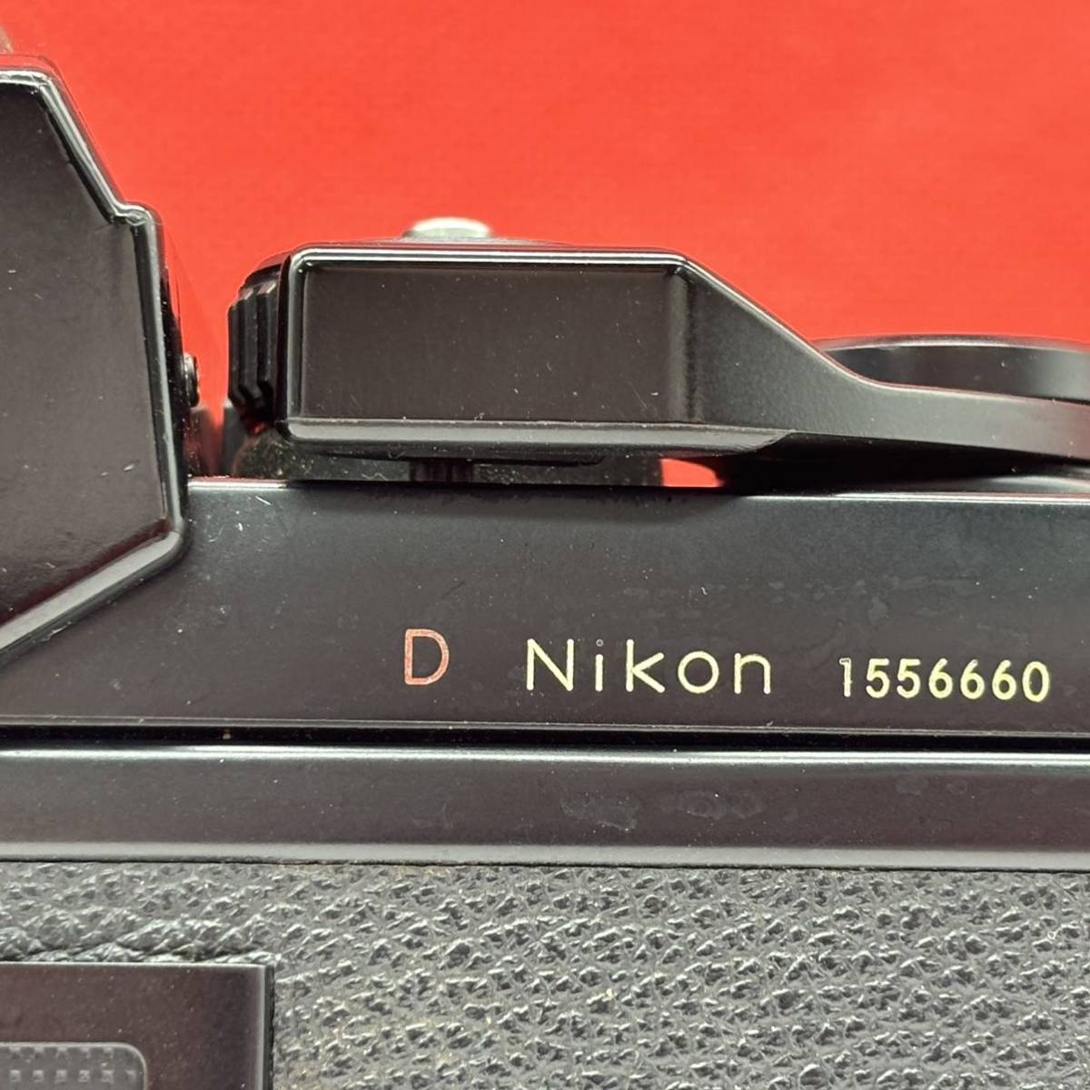 ◆ Nikon F3 赤文字D刻印 フィルムカメラ 一眼レフカメラ ボディ 動作未確認 通電確認済 ニコン_画像4