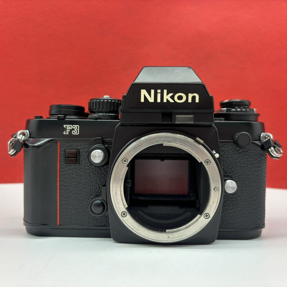 ◆ Nikon F3 赤文字D刻印 フィルムカメラ 一眼レフカメラ ボディ 動作未確認 通電確認済 ニコン_画像1