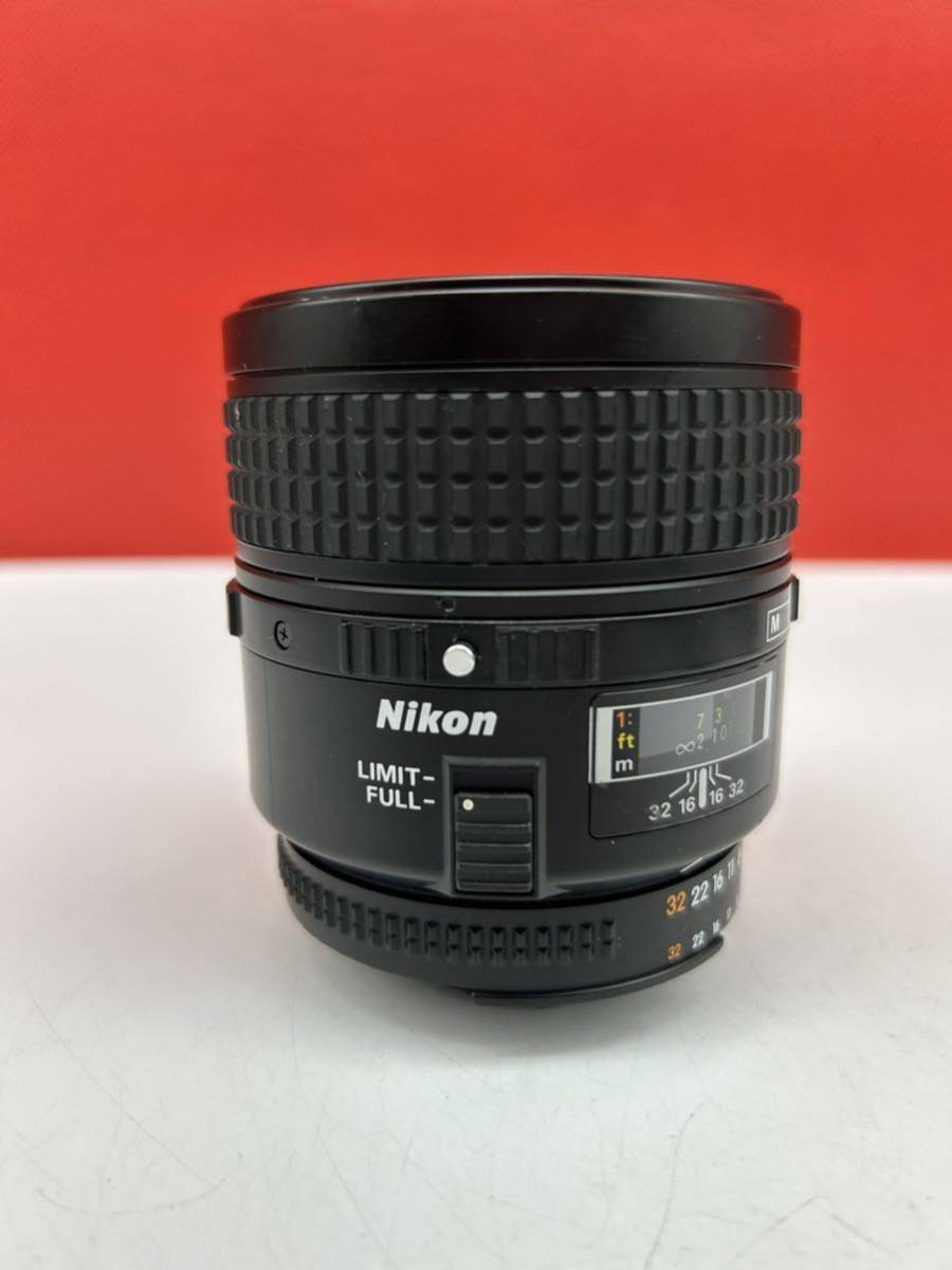 ≡ Nikon AF MICRO NIKKOR 60mm F2.8D カメラレンズ オートフォーカス 動作確認済 ニコン_画像2