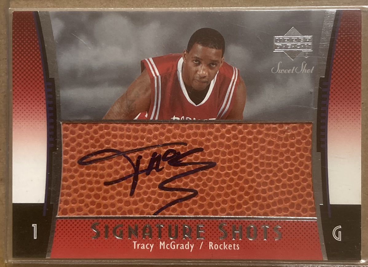 【Tracy McGrady】 2004-05 Upper Deck Sweet Shot Signature Shots 直筆サイン_画像1