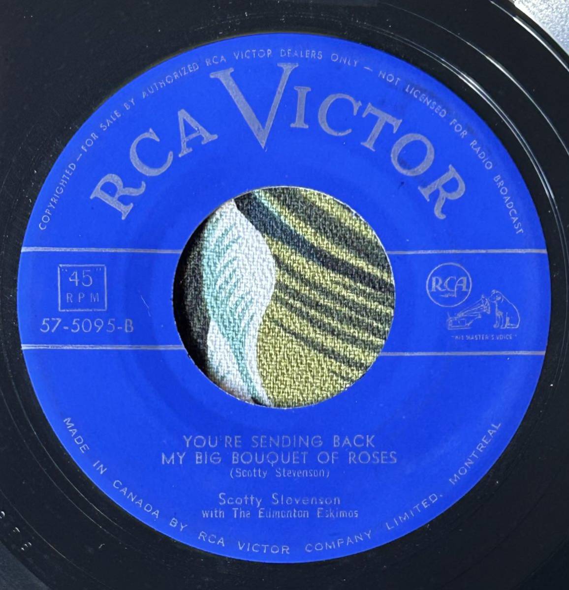 Scotty Stevenson With The Edmonton Eskimos Canada Original 7inch Kangaroo .. Hillbilly ロカビリー
