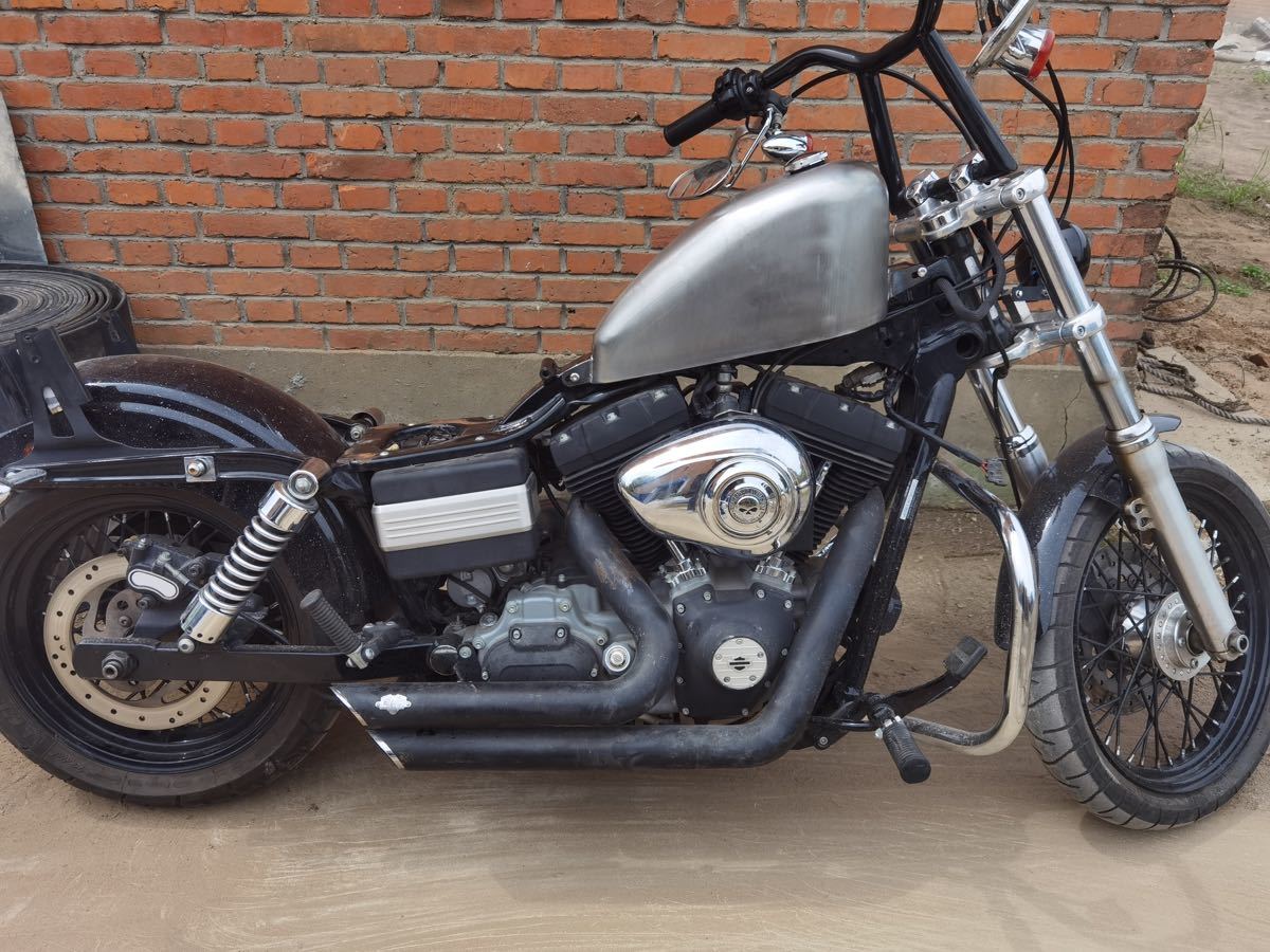 93番 ハーレー ダイナ用 13L Dyna FXD 1996～2003年 スポーツスタータンク ボルトオン ロートンネル タンク製作工房の画像4