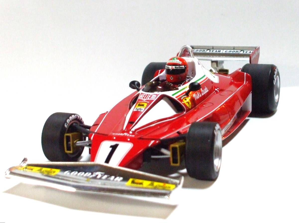 1976★フェラーリ 312T2 ラウダ フィギュア追加 モナコGP★MATTEL HW ELITE 1/18 送料無料_画像8