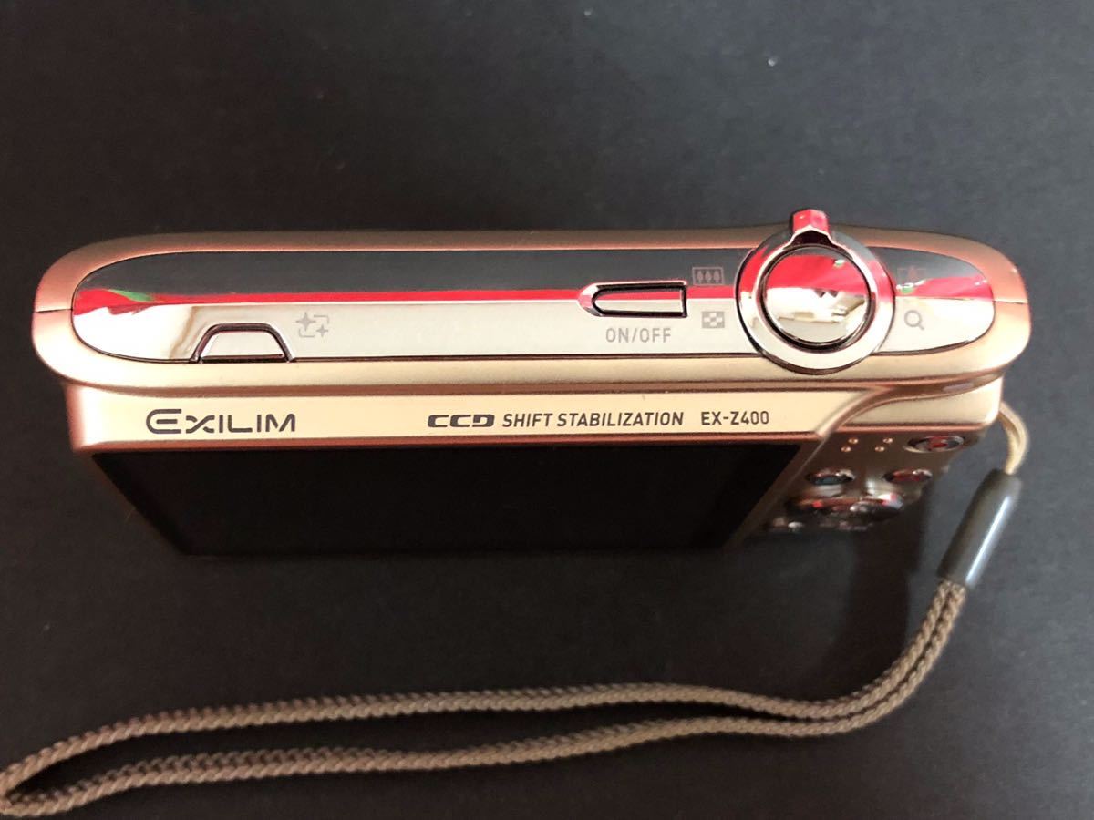 ◆CASIO/カシオ◆コンパクトデジタルカメラ EXILIM EX-Z400 12.1MEGA ゴールド 28mm OPTICAL WIDE 4x ◆中古現状品/動作未確認◆_画像3