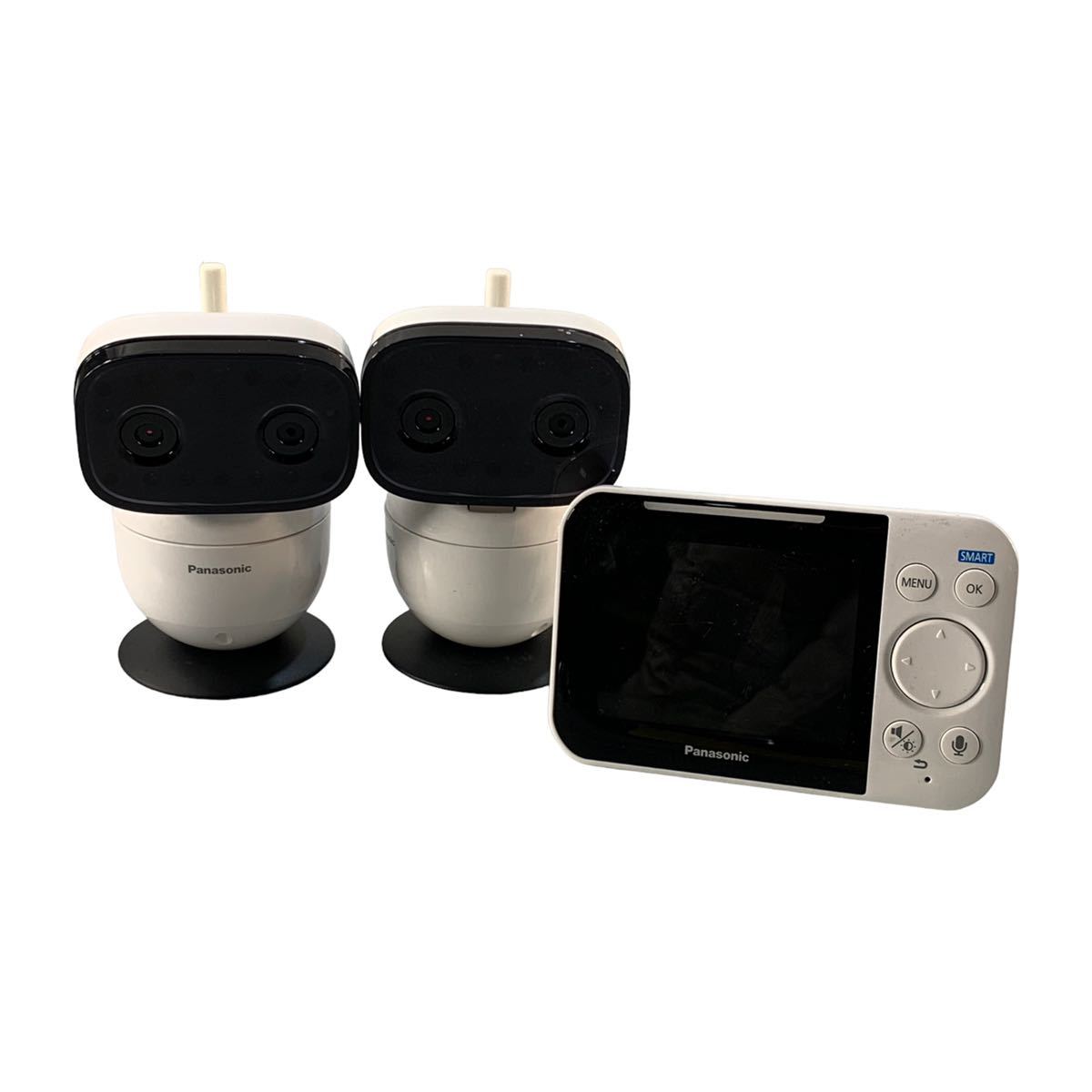 *Panasonic Panasonic wireless baby camera KX-CU705 camera ×2 baby monitor operation not yet verification junk secondhand goods control J191