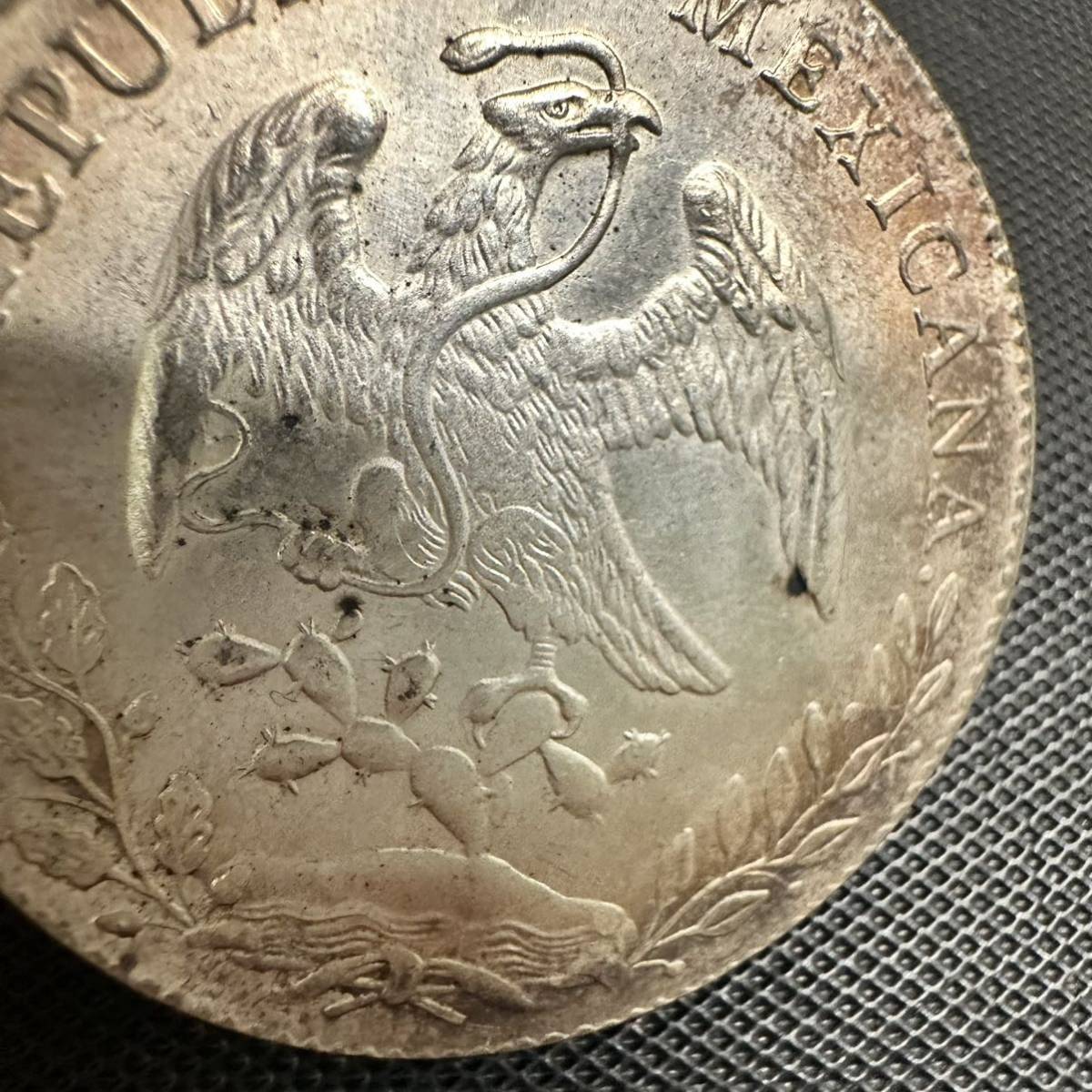 古錢 メキシコ 1894年  コイン B2大型銀貨 貿易銀 重さ26.8g 大型コインの画像3