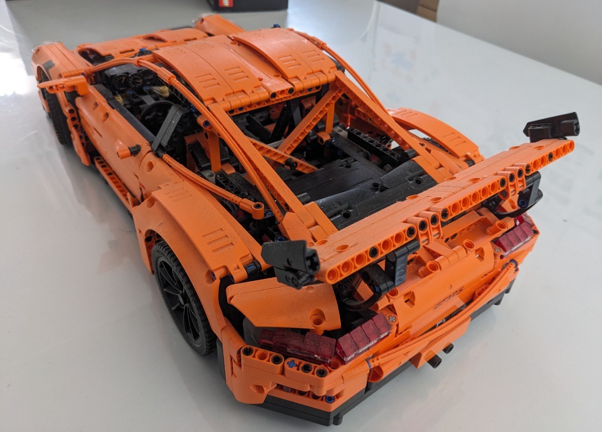 ポルシェ　PORSCHE　レゴ　911 GT3 組立品　中古品　TECHNIC　ゆうぱっく_画像4