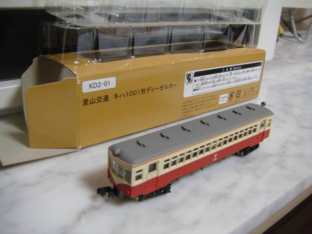 鉄道模型　少年時代　里山交通　キハ１００１　ディーゼルカー　M車_画像1