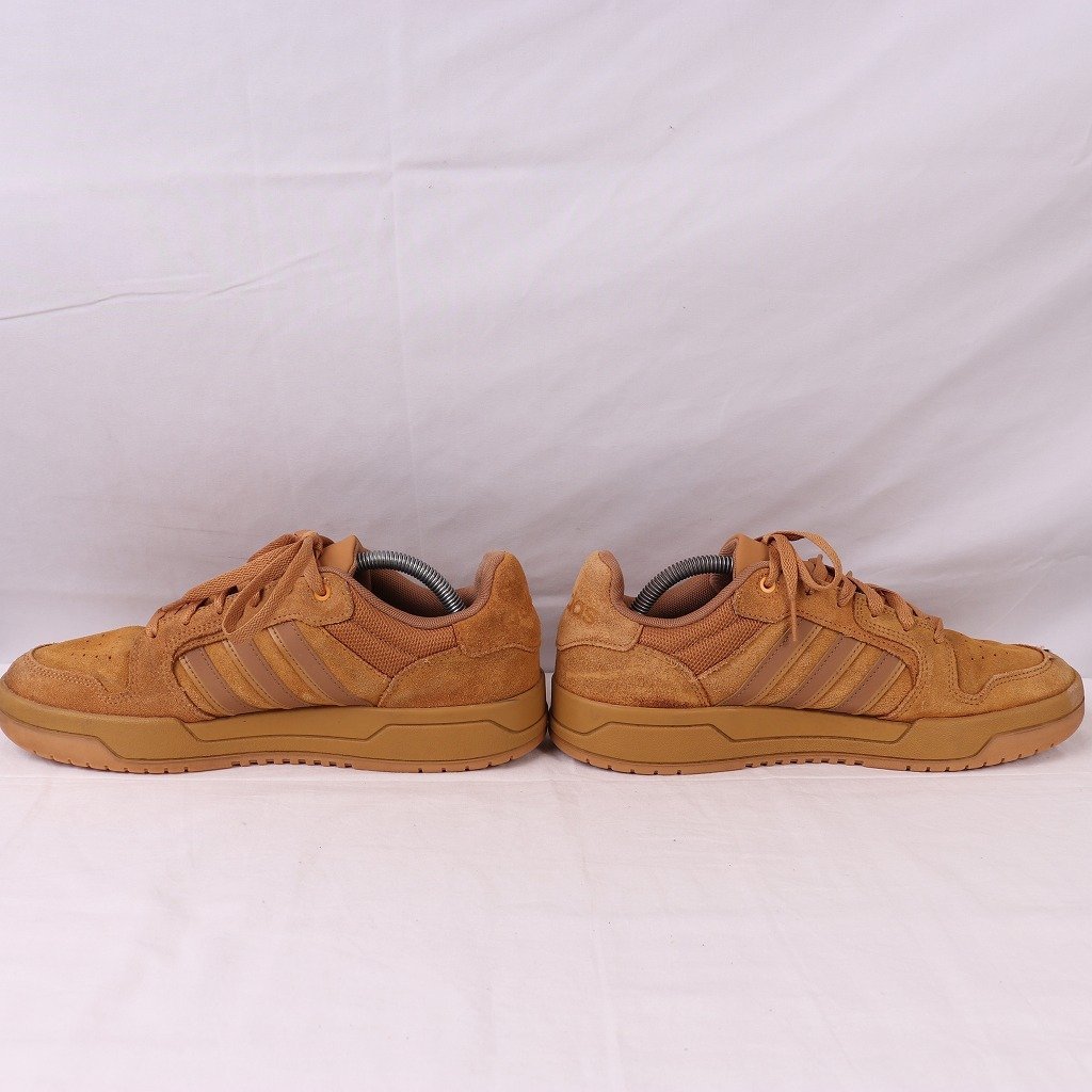 neo Entrap Low 27.0cm/adidas ネオエントラップ ロウ アディダス スニーカー キャメル 黄土 中古 古着 メンズ ad4655_画像5