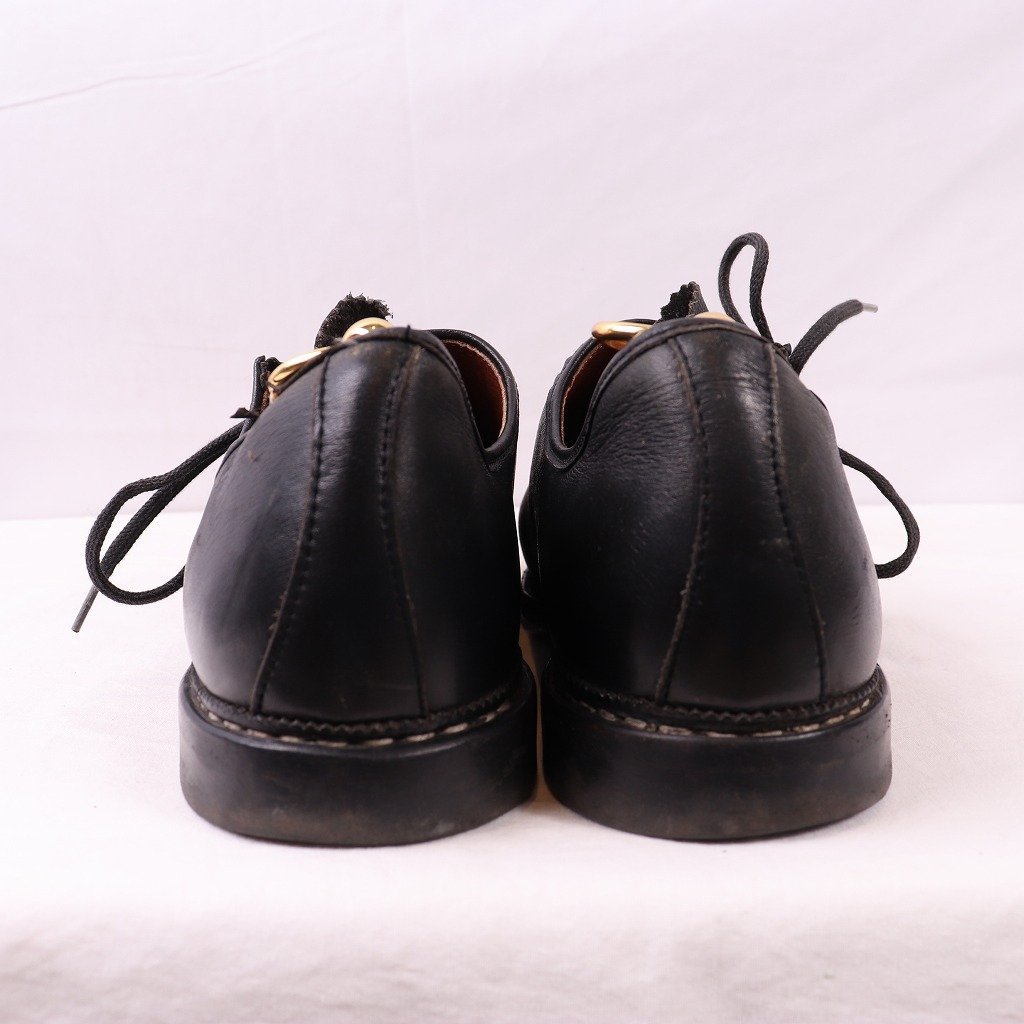 MEINDLma Индия ru9 1/2 / ~28.5cm ранг кожа подошва Германия обувь натуральная кожа тирольская обувь чёрный черный мужской платье б/у б/у одежда ds4094