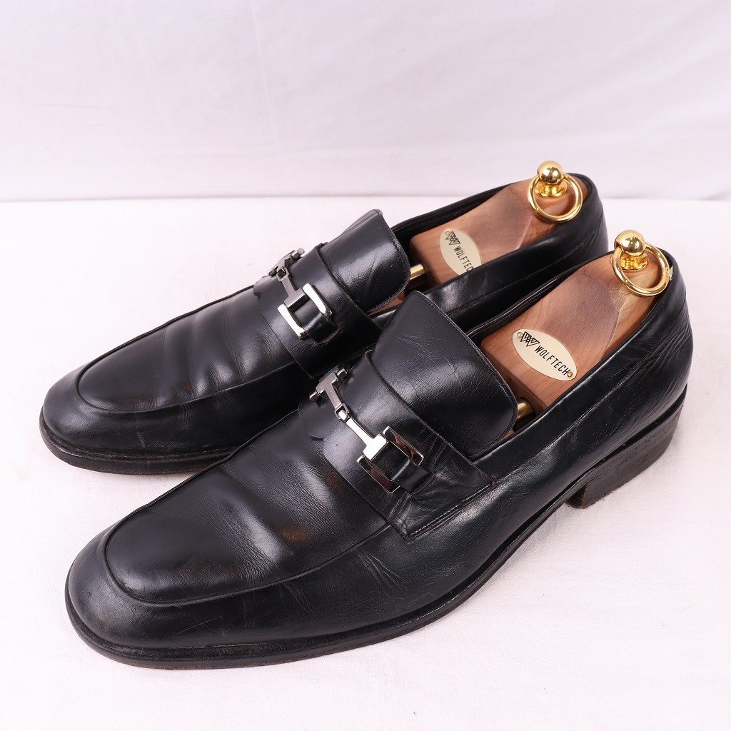  Gucci Италия производства bit Loafer 44 E Loafer черный чёрный GUCCI мужской б/у обувь б/у одежда ds4103