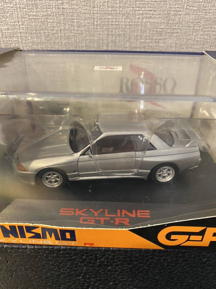 A008【未使用】NISMO SKYLINE 1/43ロッソ 当時物 R32 ニスモスカイラインGT-R ITEM01002 ROSSO_画像9